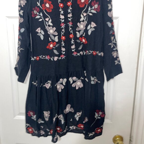 Zara Floral Embroidered Boho Dress - Picture 2 of 4